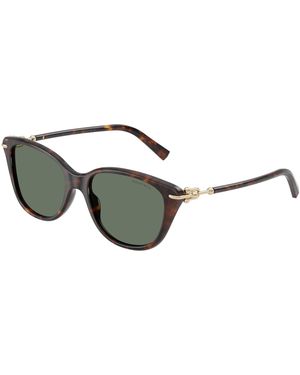 Tiffany & Co. Tf4267 80153H Sunglasses Acetate Butterfly Normal - Black