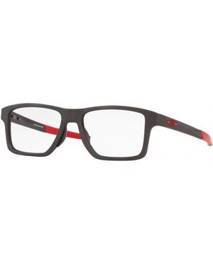 Oakley Ox8143 Chamfer Squared 814308 Optical Frames Plastic Squared - Black