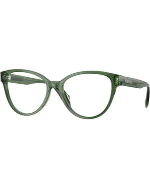Versace Ve3399U 5144 Optical Frames Acetate Transparent Cat Eye Normal - Black