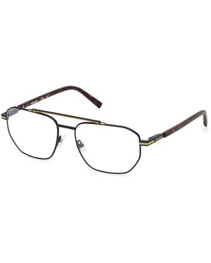 Timberland Tb50049 091 Optical Frames Metal Squared Normal - Black