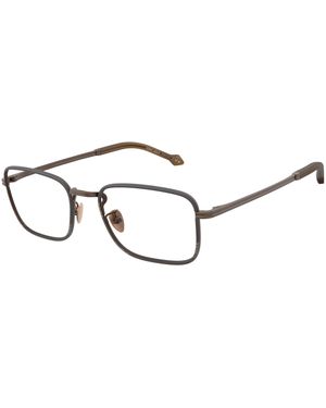 Giorgio Armani Ar5152J 3006 Optical Frames Steel Transparent Squared Normal - Black