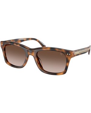 Ralph Lauren Rl8237U 608913 Sunglasses Acetate Squared Normal Nuanced - Black