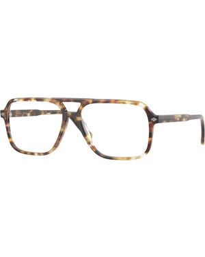 Vogue Eyewear Vo5709 3186 Optical Frames Acetate Transparent Pillow Normal - Black