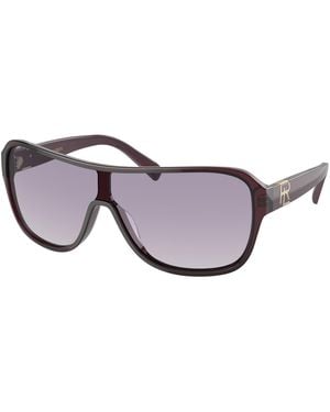 Ralph Lauren Rl8214U The Dillion 605279 Sunglasses Acetate Geometric Normal Nuanced - Black