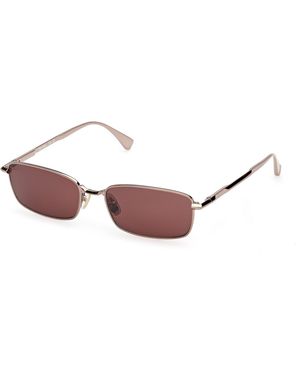 Max Mara Mm0199 36S Sunglasses Metal Bordeaux Normal - Black
