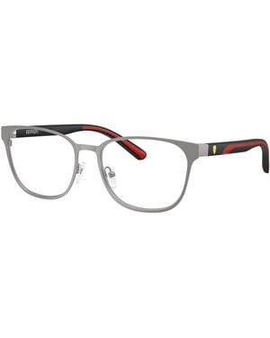 FERRARI SCUDERIA Fz7016 101 Optical Frames Metal Round Normal - Black