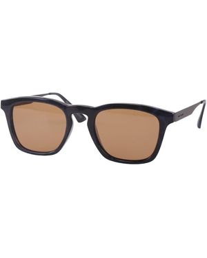 Italia Independent 5812 Nero-Grigio/Marrone Outlet Sunglasses Acetate Squared Polarized - Brown