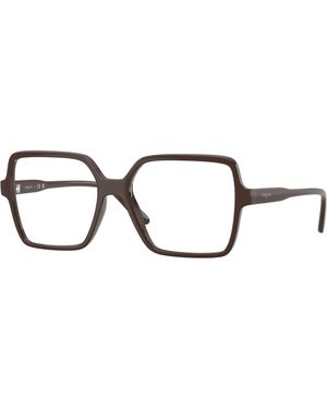 Vogue Eyewear Vo5702 2252 Optical Frames Nylon Transparent Squared Normal - Black