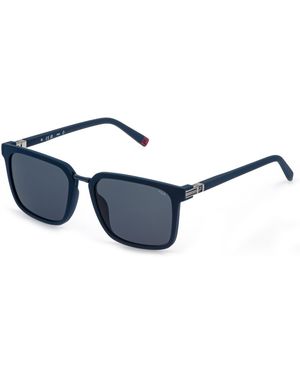 Fila Sfid25 0C03 Sunglasses Injected Smoke Squared Normal - Black
