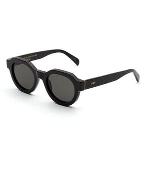 Retrosuperfuture Ny2 Vostro Sunglasses Acetate Round Normal - Black