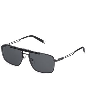 Fila Ufia98 568P Optical Frames Metal Smoke Squared - Black