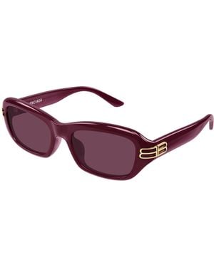 Balenciaga Bb0471Sk 004 Sunglasses Acetate Squared - Black