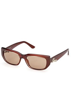 Guess Gu00306 50E Sunglasses Injected Squared Normal - Black