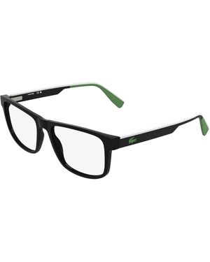 Lacoste L4011 001 Optical Frames Bio-Injected Squared Normal - Black