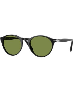 Persol Po3092Sm 95/4E Sunglasses Acetate Round Normal - Green