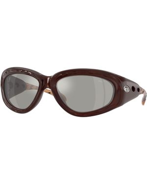 DIESEL Dl3015U 20536G Sunglasses Injected Pillow Mirror - Black