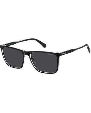 Polaroid Pld 4180/S 7C5/M9 Sunglasses Polycarbonate Squared Polarized - Black