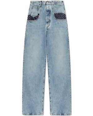 Maison Margiela Wide-Leg Jeans - Blue