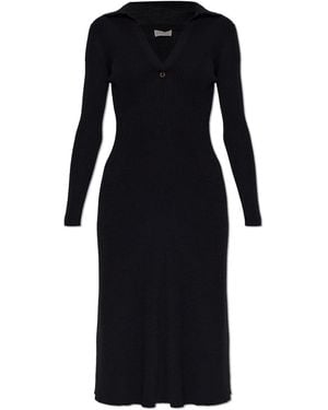 Moncler Long-Sleeve Dress - Black