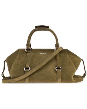 McQueen 'Farringdon Medium' Handheld Bag - Green