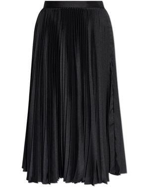 Jil Sander Pleated Skirt - Black