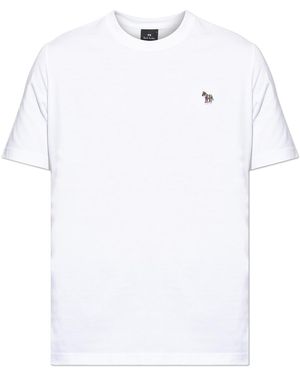 Paul Smith T-Shirt With Patch - White