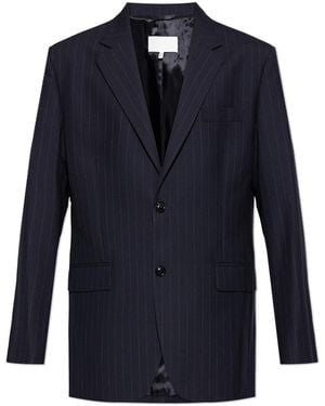 Maison Margiela Wool Blazer - Blue