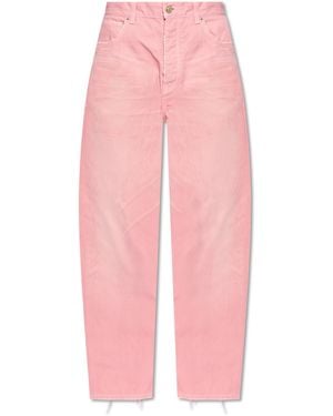 Balenciaga Jeans With Pockets - Pink