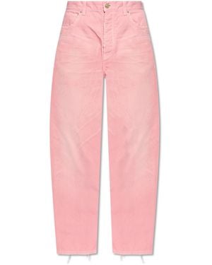 Balenciaga Patched Pockets Baggy Jeans in Gray | Lyst