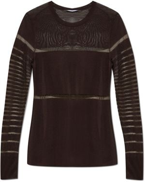 Helmut Lang Long-Sleeved Top - Brown