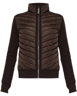 Canada Goose Quilted-Front Cardigan - Brown
