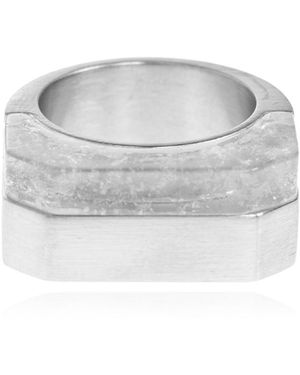Rick Owens Brass Ring - White