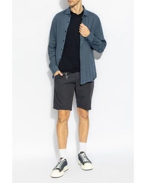 Paul & Shark Linen Shirt - Blue