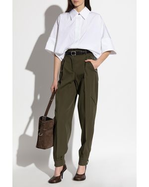 Givenchy 'Oversize' Shirt With Short Sleeves - White