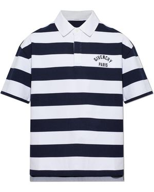 Givenchy Polo With Logo - Blue