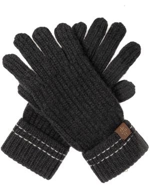 Eleventy Cashmere Gloves - Black