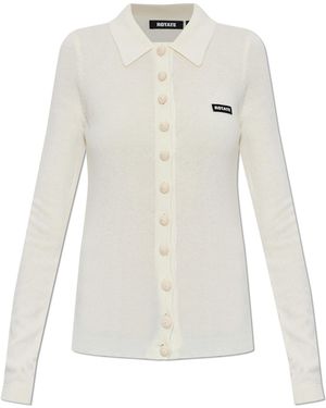 ROTATE BIRGER CHRISTENSEN Wool Cardigan - White