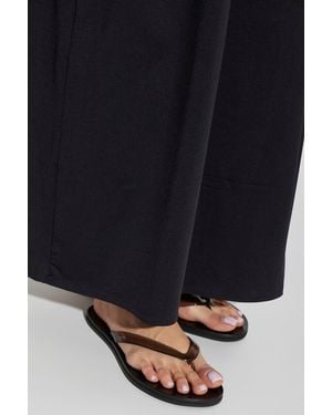 Black Suede Studio 'Jeli' Slides - Blue