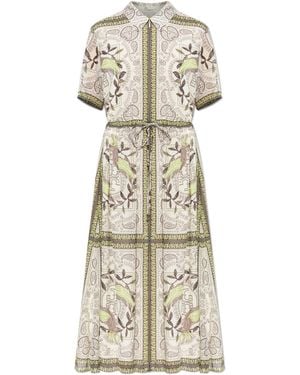 Tory Burch Patterned Dress - White