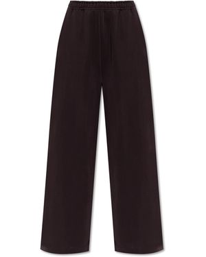 LACOSTE RUNWAY Trousers With Logo - White