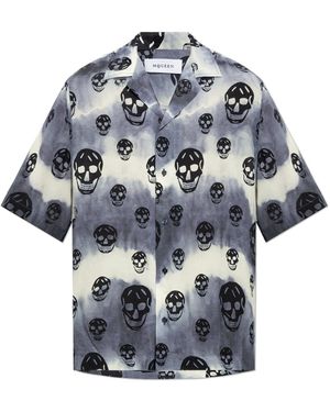 McQueen Short-Sleeved Shirt - Blue