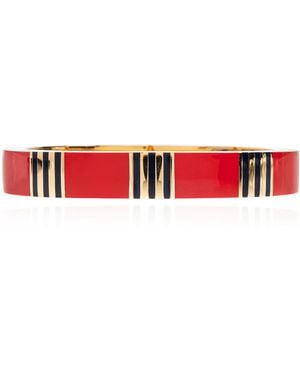 Tory Burch Enamelled Bracelet - Red