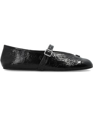 COACH Ballet Flats "Sculpted Crinkle" - Black