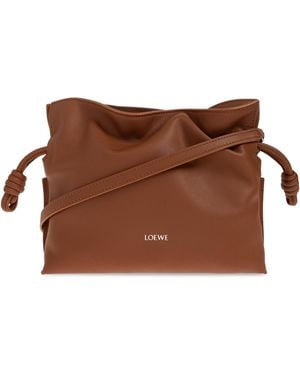 Loewe "Flamenco Mini" Shoulder Bag - Brown