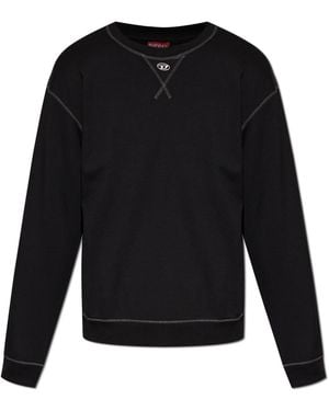 DIESEL Sweatshirt 'S-Norm-Tr' - Black