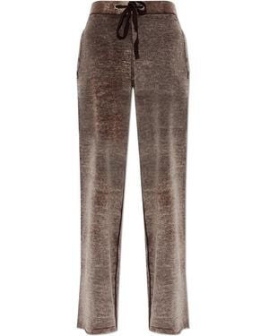 DIESEL Wool Trousers 'M-Honorine' - Brown