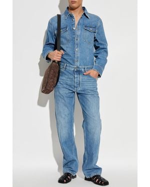 Bottega Veneta 'straight' Jeans, - Blue