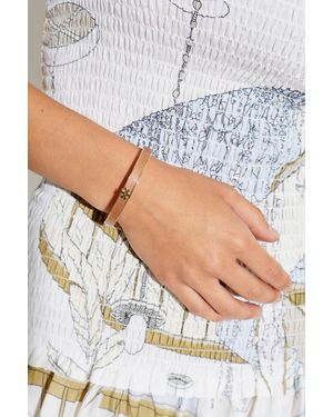 Tory Burch Bracelet With Logo - Gray