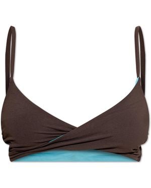 Bondeye Reversible Bikini Top "Amira" - Brown