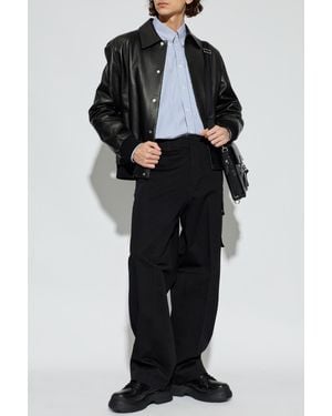 Fendi Leather Jacket - Black